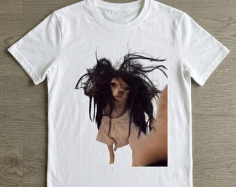 Lustiges Chihuahua Meme T-Shirt, verfluchtes Bild Hunde Shirt, Gen Z Kleidung