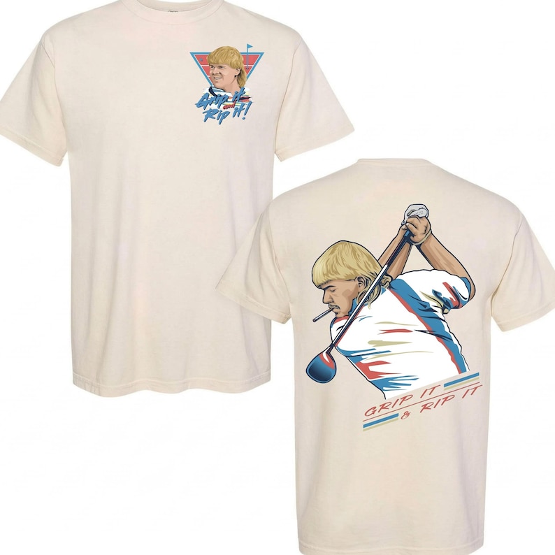 John Daly Golf Of America 4th Of July Tshirt, Grip It And Rip It Golf Shirt, America Golf Tee, Men And Women, Classic Cotton, Menswear Top image 5