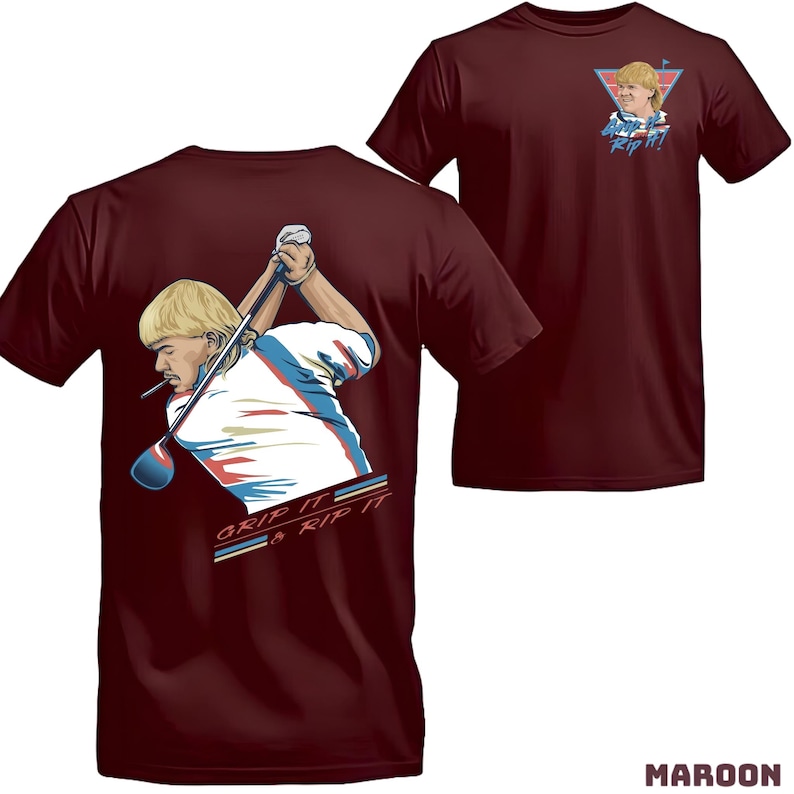 John Daly Golf Of America 4th Of July Tshirt, Grip It And Rip It Golf Shirt, America Golf Tee, Men And Women, Classic Cotton, Menswear Top image 3