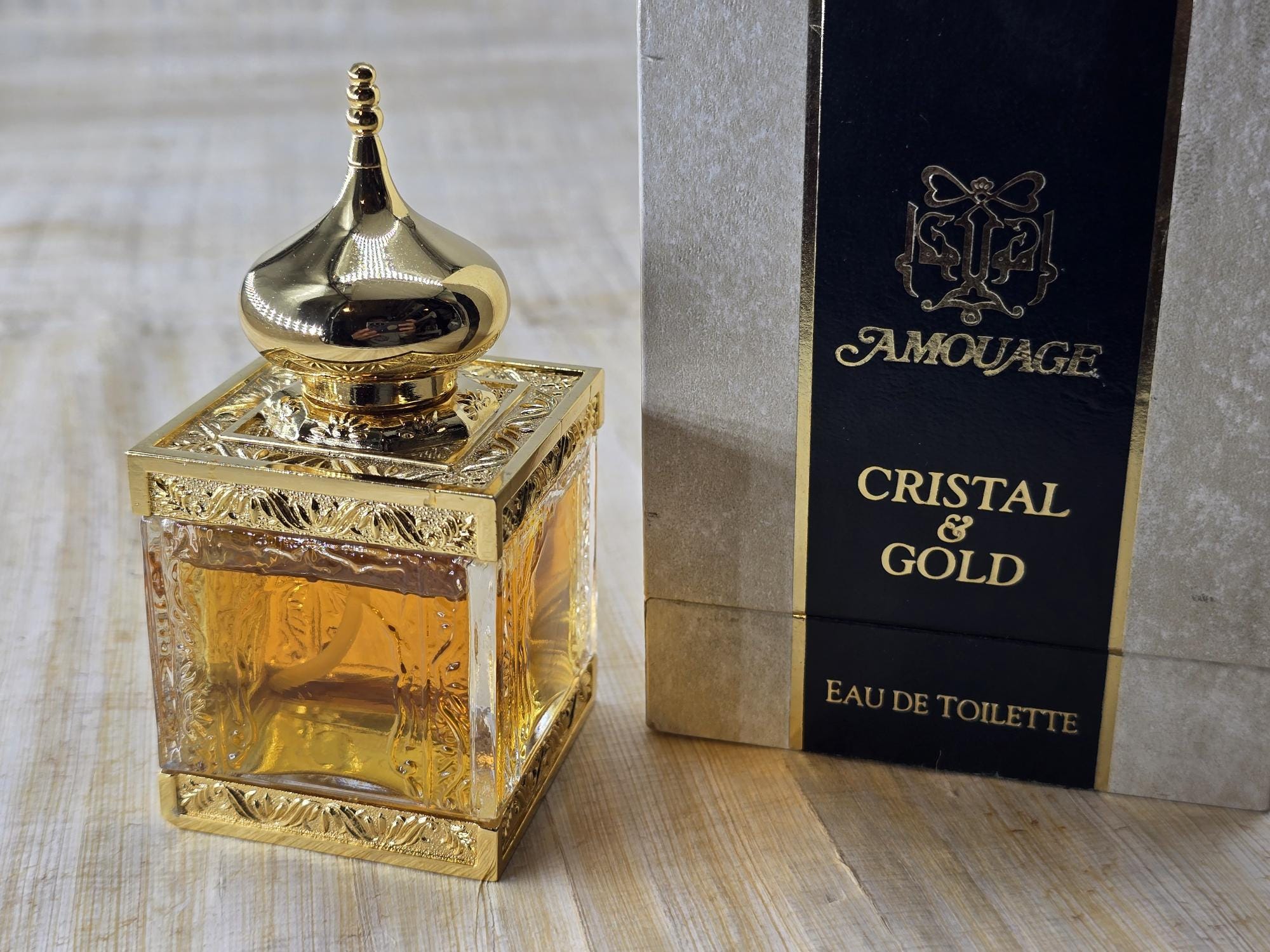 A*A様 AMOUAGE gold香水ボトル 網目模様 ノーズショップがオマーン発フレグランス「アムアージュ」の展開