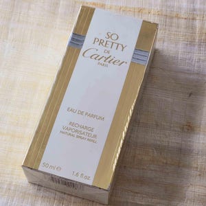 Cartier So Pretty for women EDP Spray 50 ml 1.7 oz, Vintage, Rare, Sealed