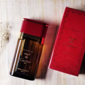 Must de Cartier Ligne Voyage Women EDT Splash 100 ml 3.4 oz, Vintage, Rare
