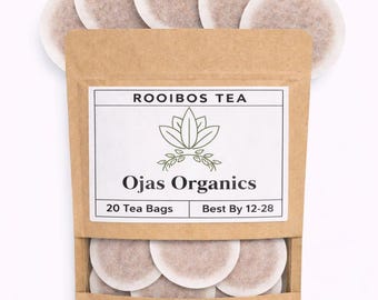 Bolsitas de té rooibos orgánico