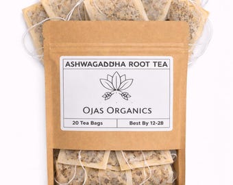 Bio Ashwagandha Wurzel Teebeutel (2g)