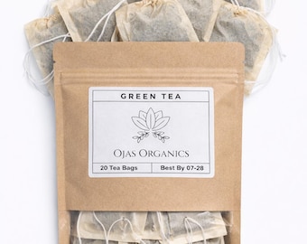 Bolsitas de té verde orgánico (2 g)