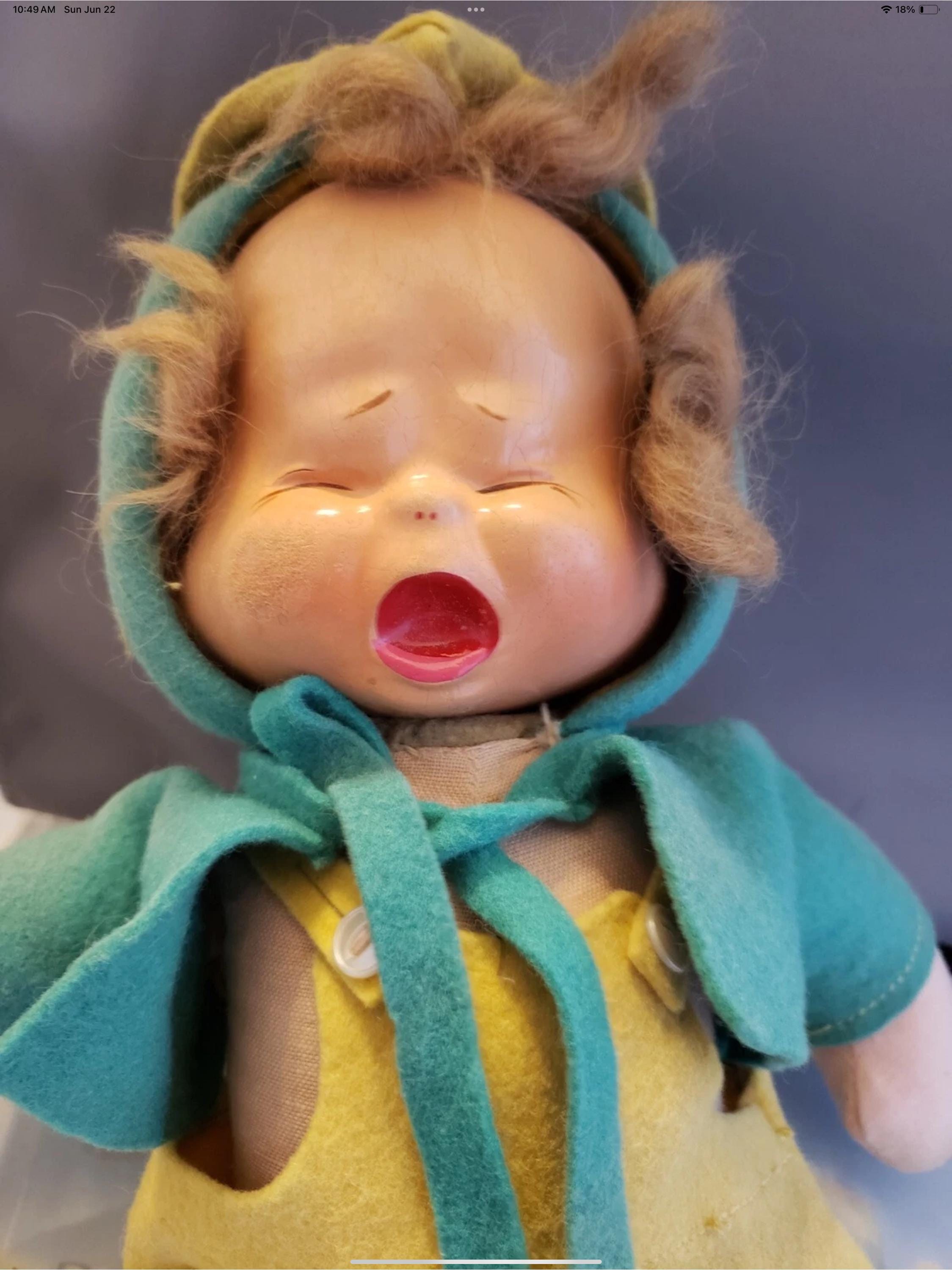 Vintage 3-face Composition Doll: 1940s Trudy, Original Clothing - Etsy