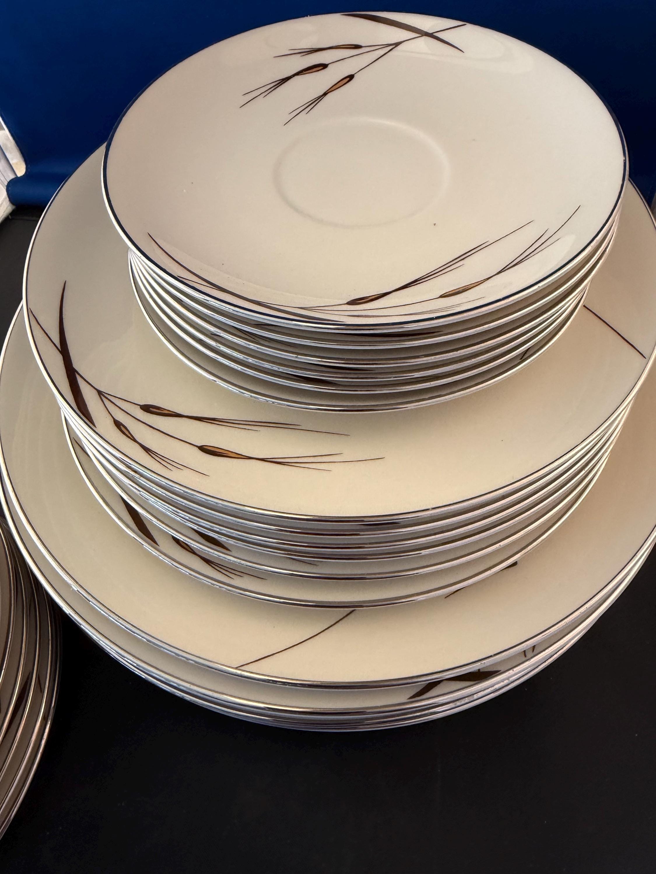 Silver Wheat Pattern China - Etsy
