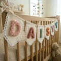 Personalized Name Banner | Punch Needle Nursery Decor product logo