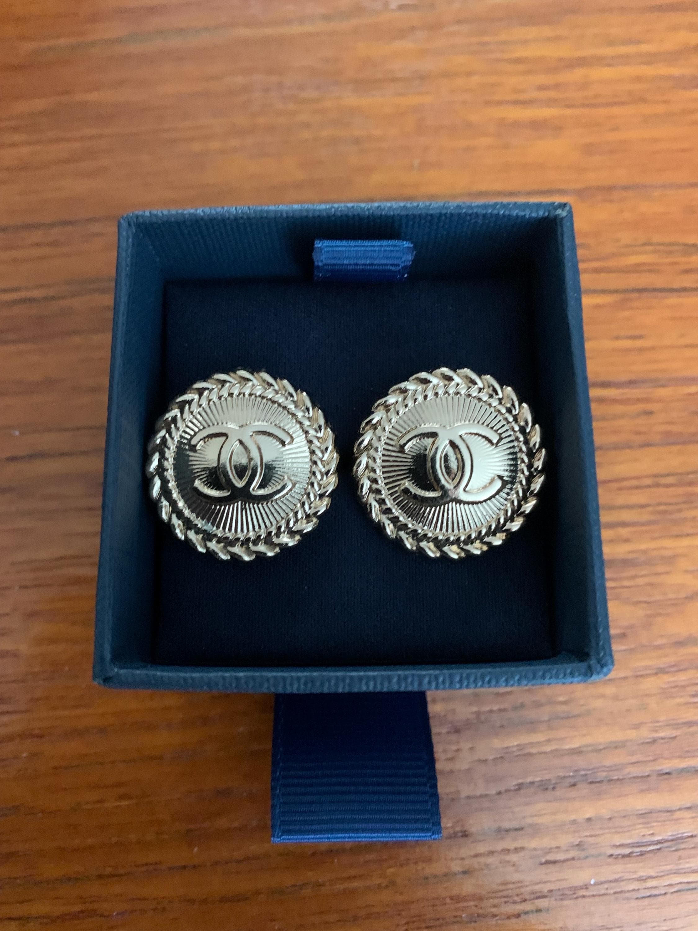 Chanel Button Earring UK