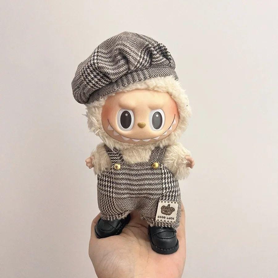 Labubu エルマスピンクC グッチ白 Labubu エルマスピンクC グッチ白 labubu gucci outfit (single