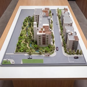 Modello architettonico personalizzato stampato in 3D / Modello fisico professionale in scala per architetti e sviluppatori