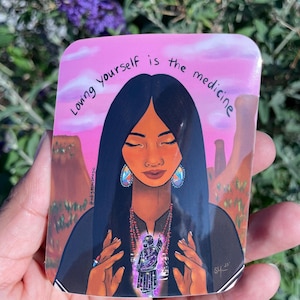 Loving Yourself is the Medicine Sticker