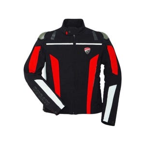 Handmade Ducati Jacket Cowhide Leather Motorcycle Gear Cafe Racer Custom Biker Jacket Black Leather Jacket Personalized leather Gift for Men