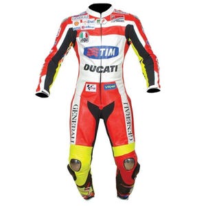 Ducati Cowhide Suit Leather Custom leather Men Motorcycle suit, Motogp Suit Motorcycle Racing Suit Black Leather One-Piece Biker Gear Riding