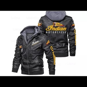 Indisk stil svart gul bikerjacka vintage racing handgjord lädergåva för förare