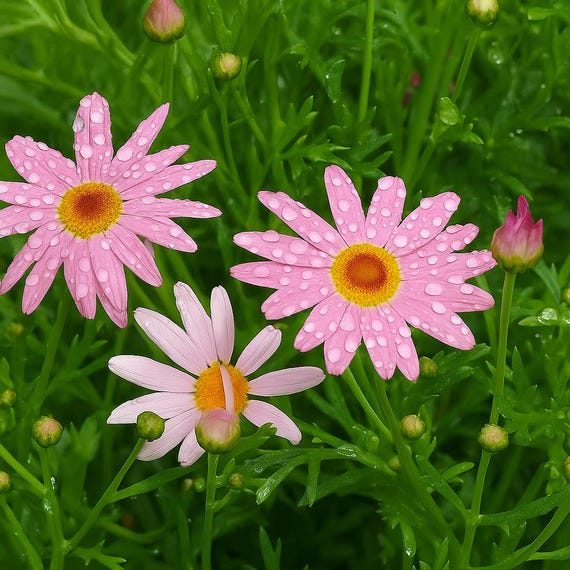 200 Pink Marguerite Daisy Seeds: Long Blooming, Butterfly Friendly - Etsy
