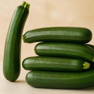 25 Dunja Zucchini Squash Seeds, High-Yield, Disease-Resistant Summer Vegetable, Non-GMO Seeds for Garden Planting