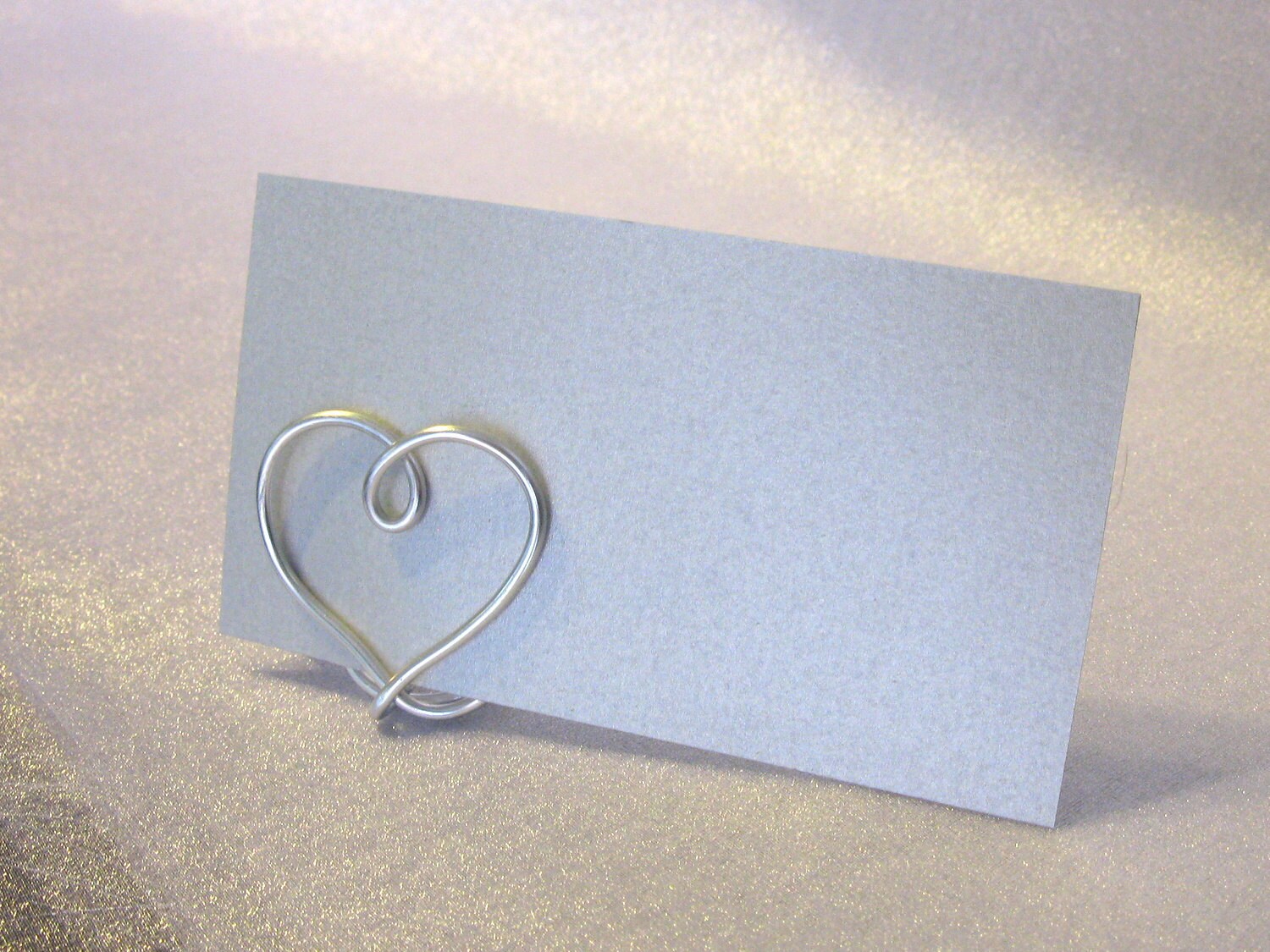 Heart Table Place Card Holders SET OF 12 for Weddings Etsy