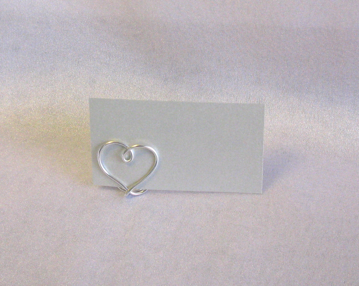 Heart Table Place Card Holders SET OF 12 for Weddings Etsy