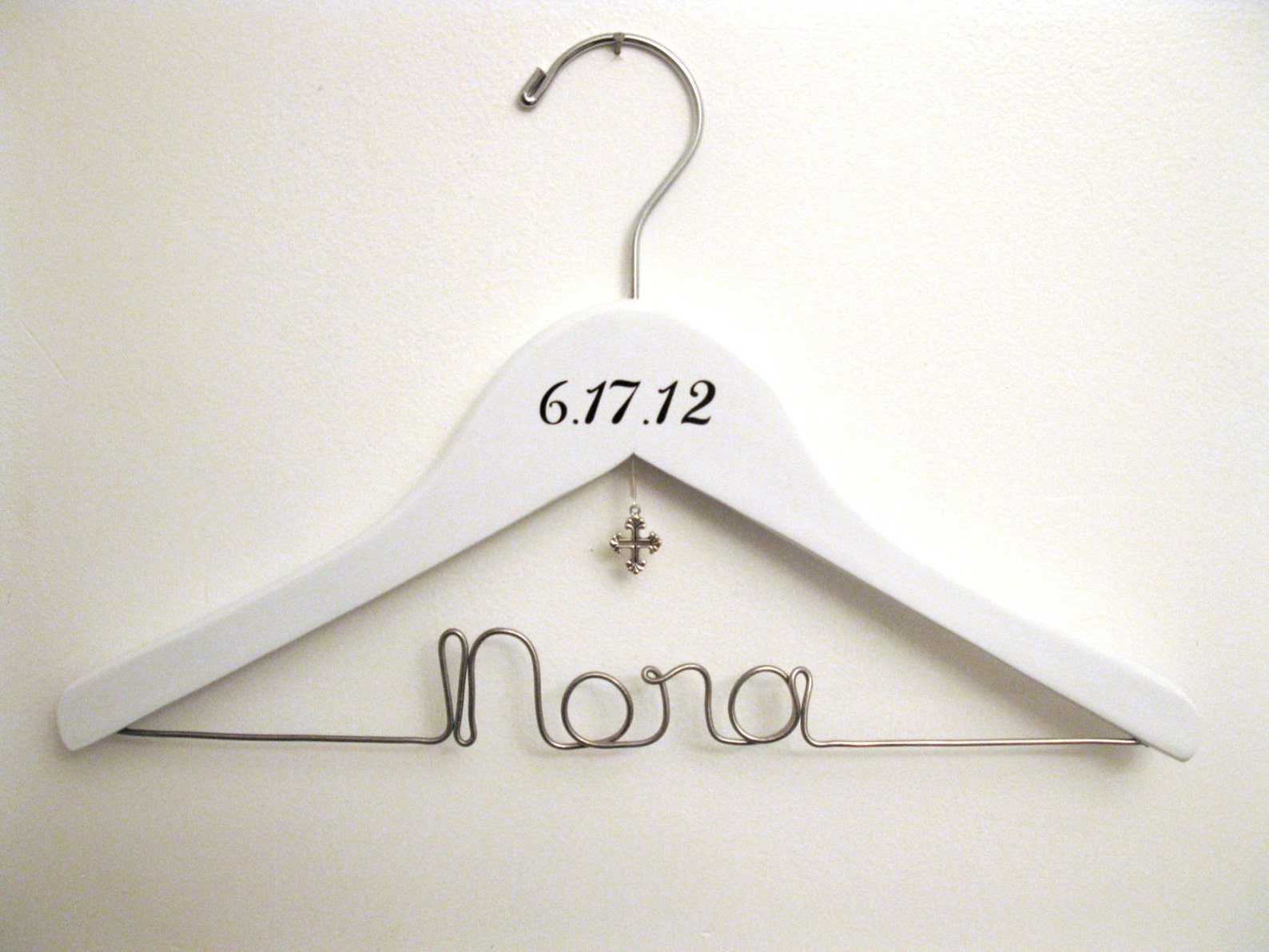 Baptism / Christening Cross Hanger Gift personalized & Custom Etsy