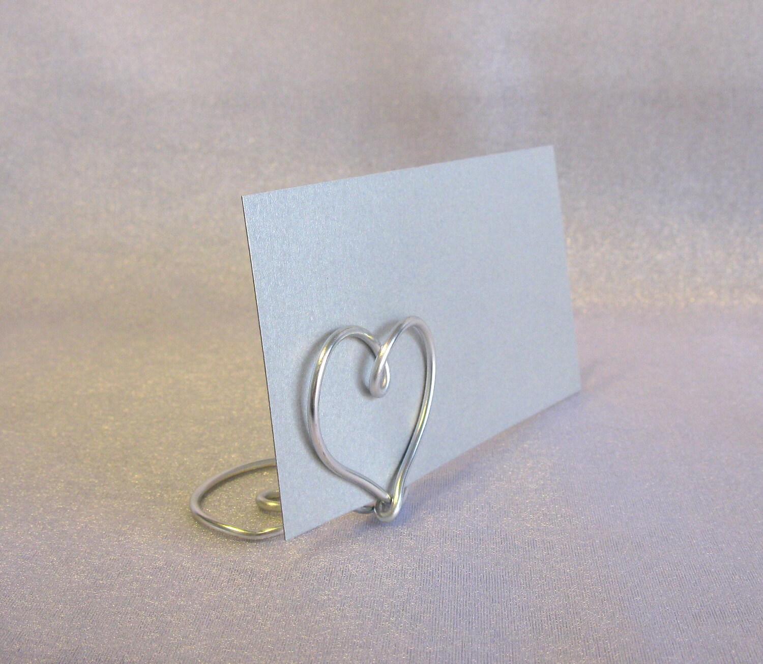 Heart Table Place Card Holders SET OF 12 for Weddings Etsy