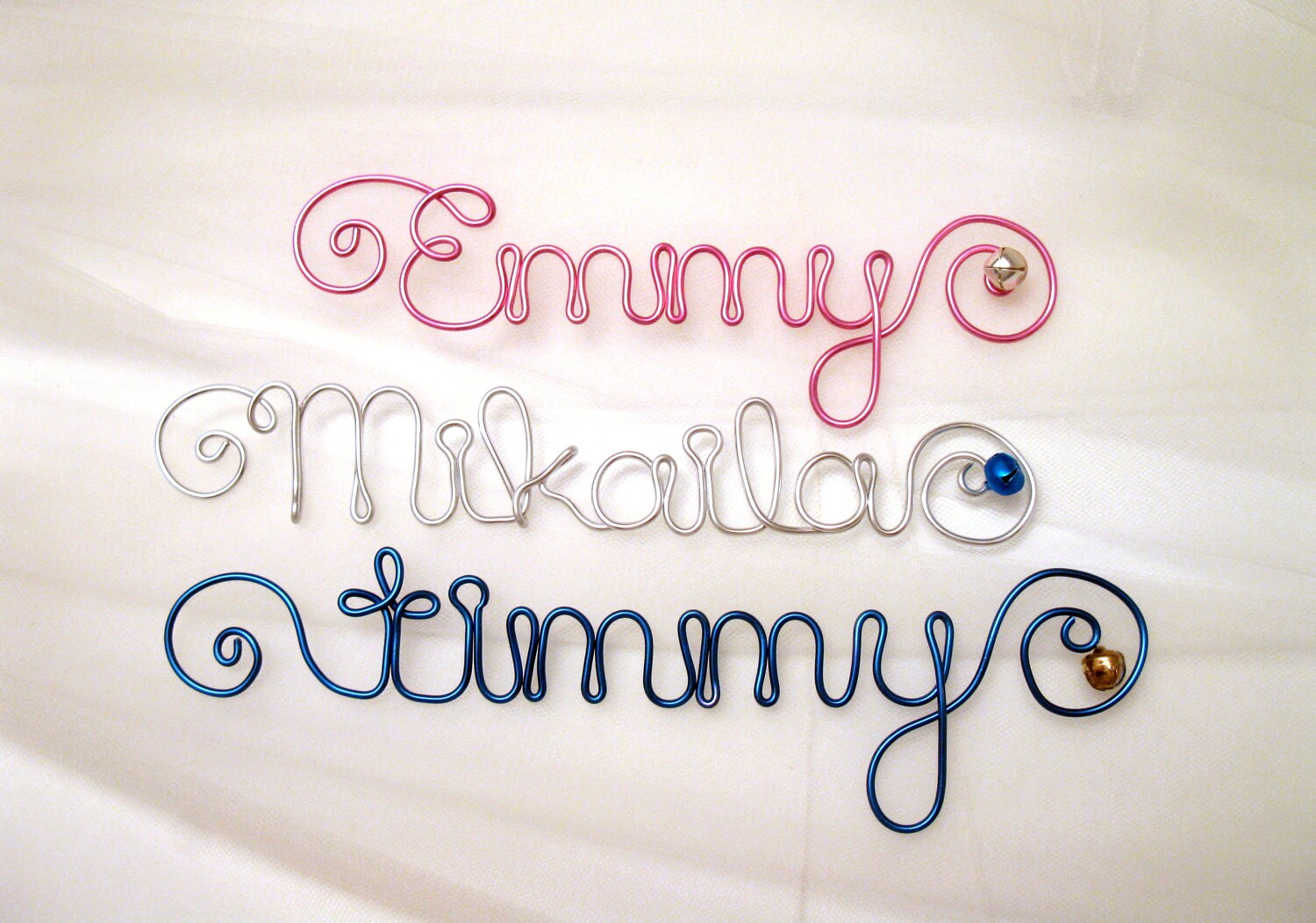 Wire Name Ornament, Custom Personalized Christmas Gift