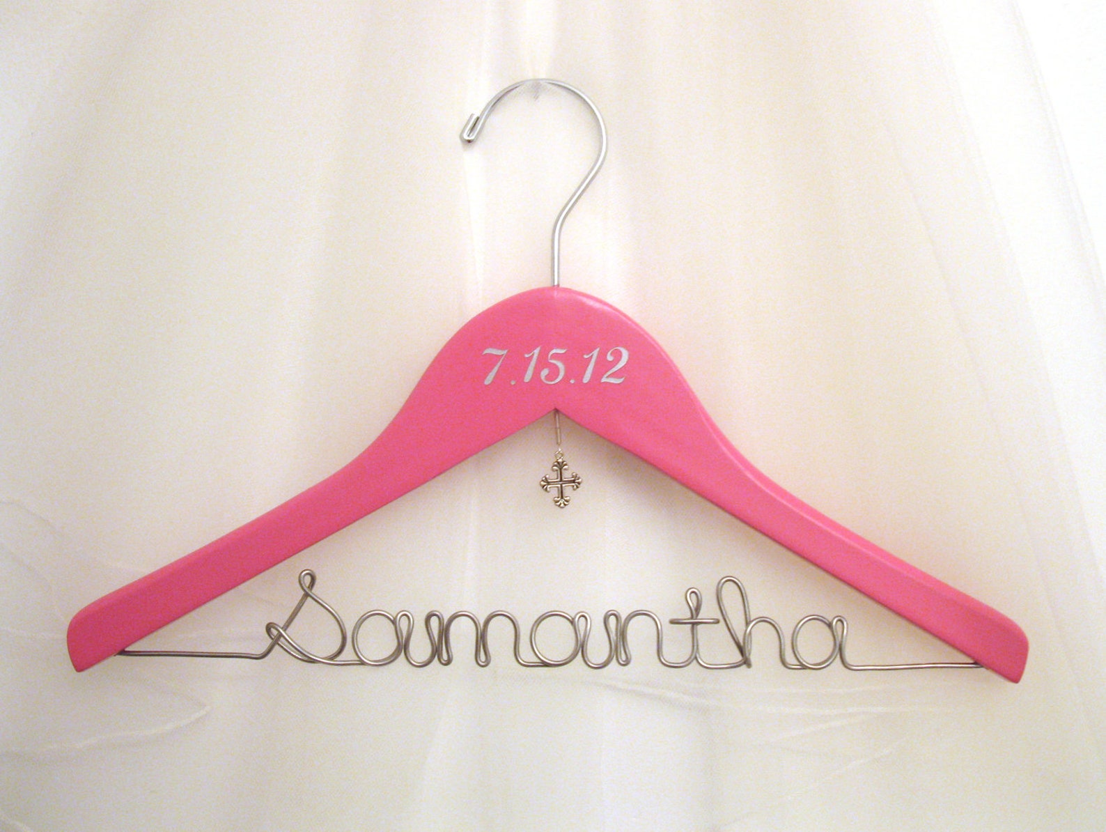 Baptism / Christening Cross Hanger Gift personalized & Custom Etsy