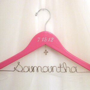 Newborn Baptism / Christening Hanger Gift Personalized & Custom for Child, Baby, or Toddler Small Hanger Suspended Moments image 1