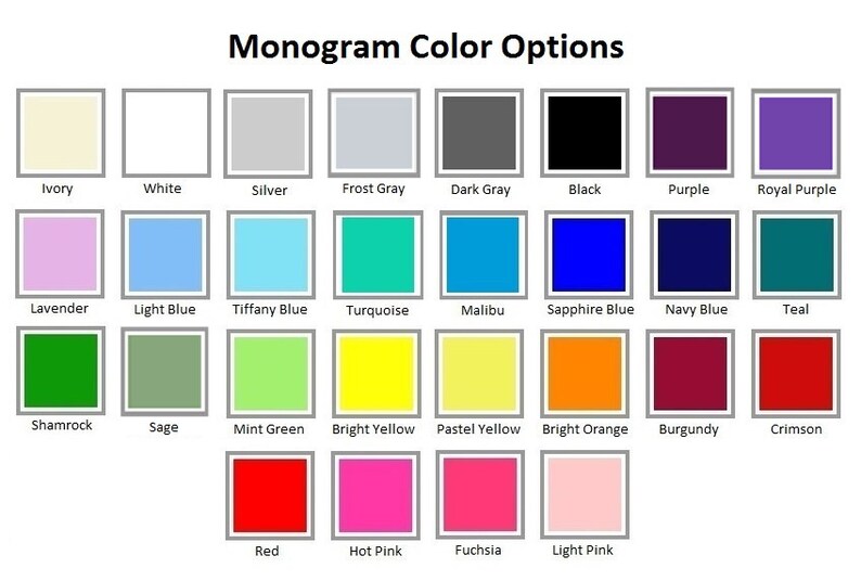 Monogram Tote Interlocking Monogram on Large Canvas, Reusable, Eco-friendly Shopper Bag NEW Many Colors Light Pink shown image 3