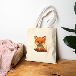 Baby Fox Tote Bag