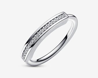 pandora signature pavé classic ring s925 ale