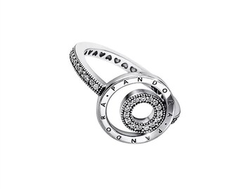 pandora signature multi-ring pavé ring ale s925