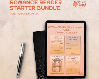 Romance Journal Bundle | Spicy Book Tracker Set | BookTok Reading Planner PDF for Digital Journals