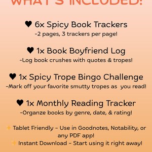 What’s included in the Spicy Trope Bingo – one-page PDF bingo card featuring 25 spicy romance tropes for readers to mark off digitally or in print; perfect for BookTok smut challenges and romance reading goals