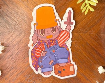 Bebop Bunny Knight Waterproof Vinyl Sticker