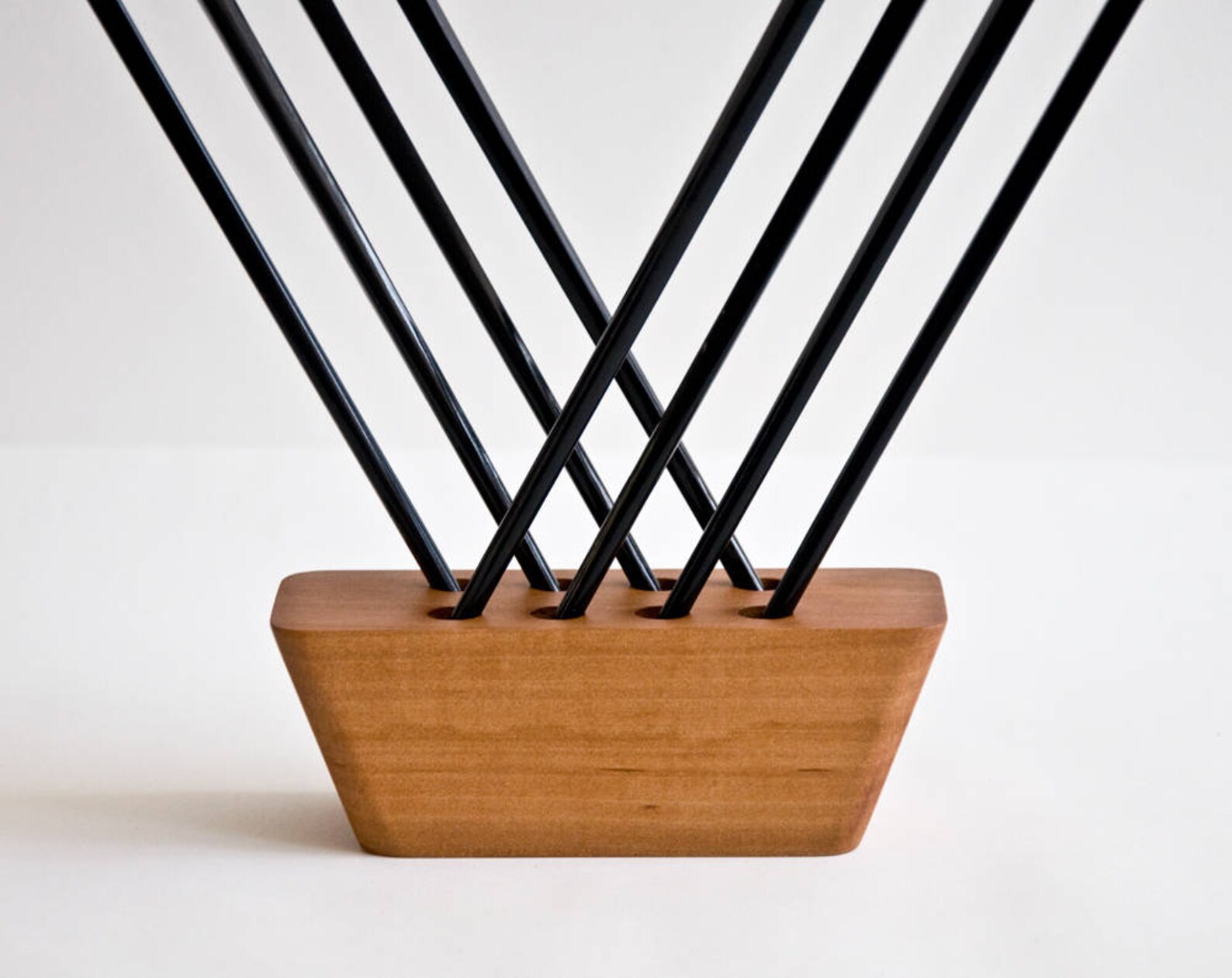 Chopstick Display Wood Chopstick Holder Asian Table Decoration Etsy