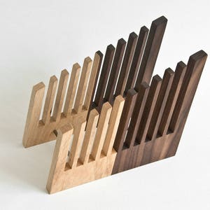 25% OFF - File Organizer for Desk / Desktop File Holder / Vertical File Sorter / Desk Accessories / Wood Mail Organizer Sorter LONG FRITZ