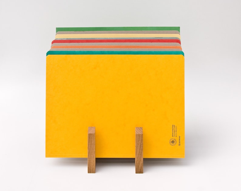 Wooden File Holder / Decorative Desktop Sorter / File Etsy