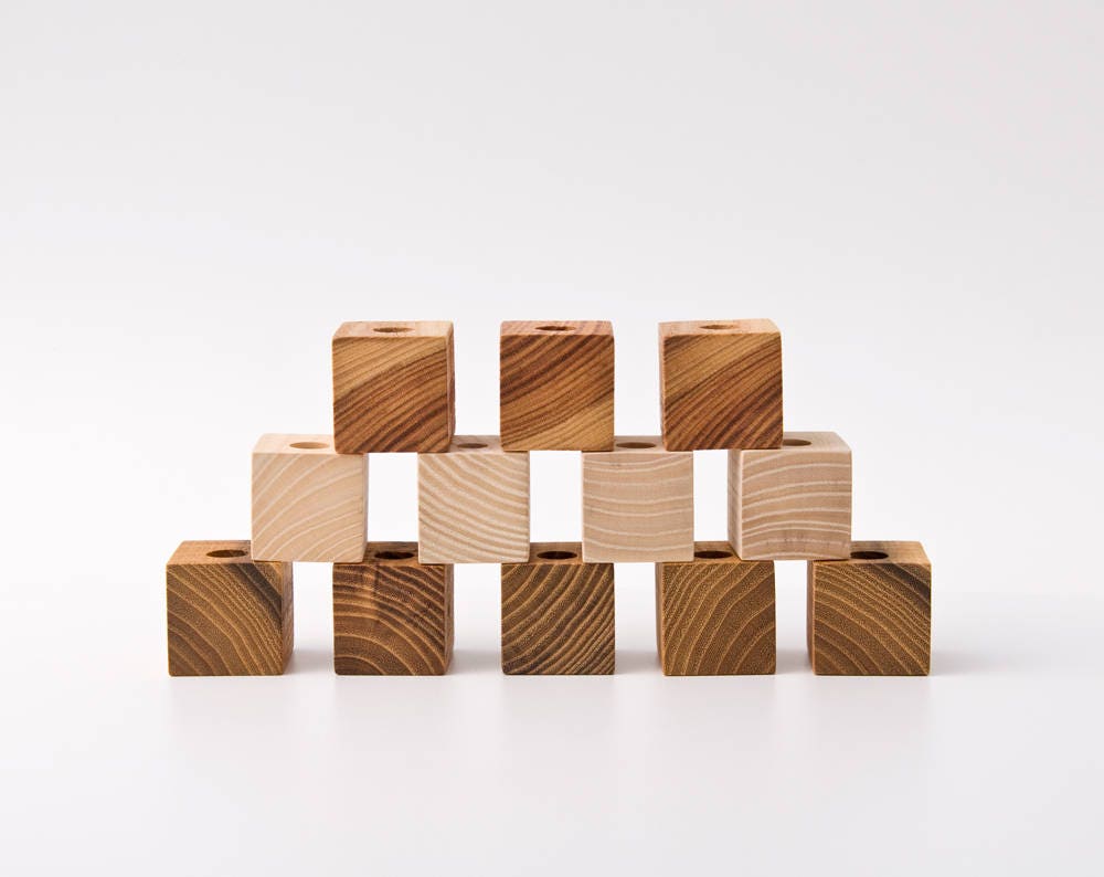 Magic Pen Cubes™ Porte-stylo Magnétique Cube en Bois Wolodymyr&kazimir