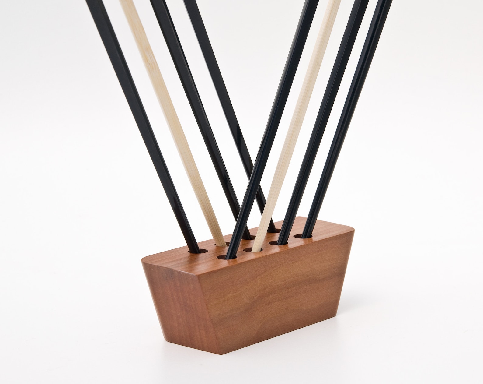 Chopstick Display Wood Chopstick Holder Asian Table Decoration Etsy