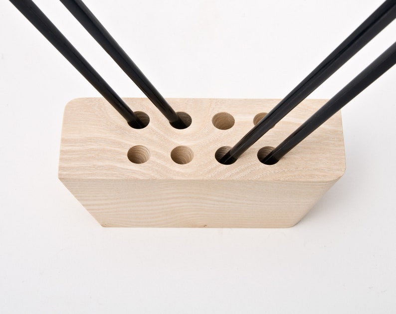 Chopstick Display Wood Chopstick Holder Asian Table Decoration Centerpiece Little Lee image 3