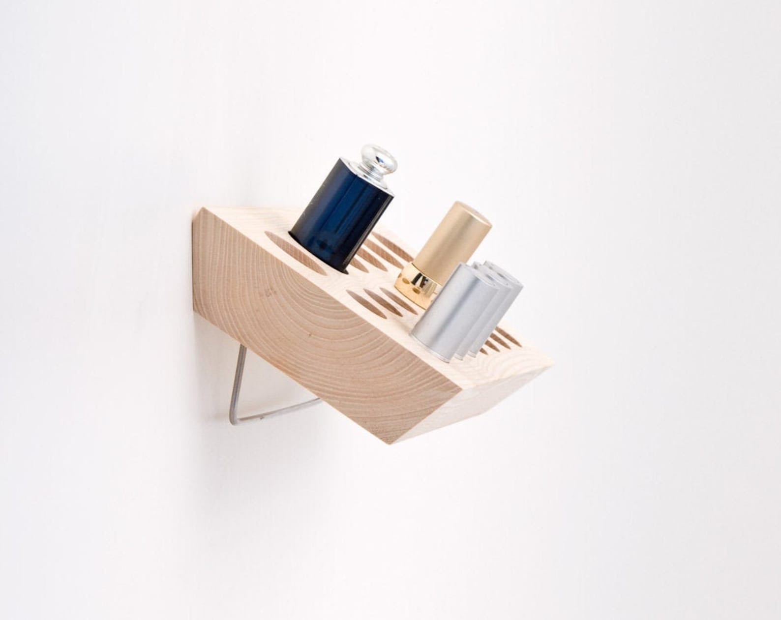 Lipstick Holder Lipstick Organizer Natural Wood Makeup Etsy