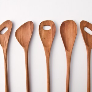 Hand Carved Wooden Spoons / One of a Kind Cooking Utensils 172 176 image 3