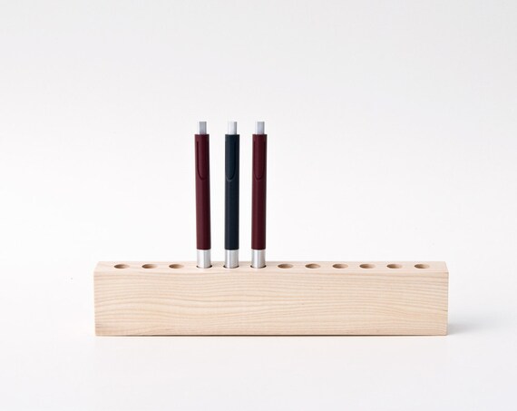 Unbehandelter Holz Schreibtischorganizer Stifteständer Stiftehalter zum Unbehandelter Holz Schreibtischorganizer Stifteständer Stiftehalter zum