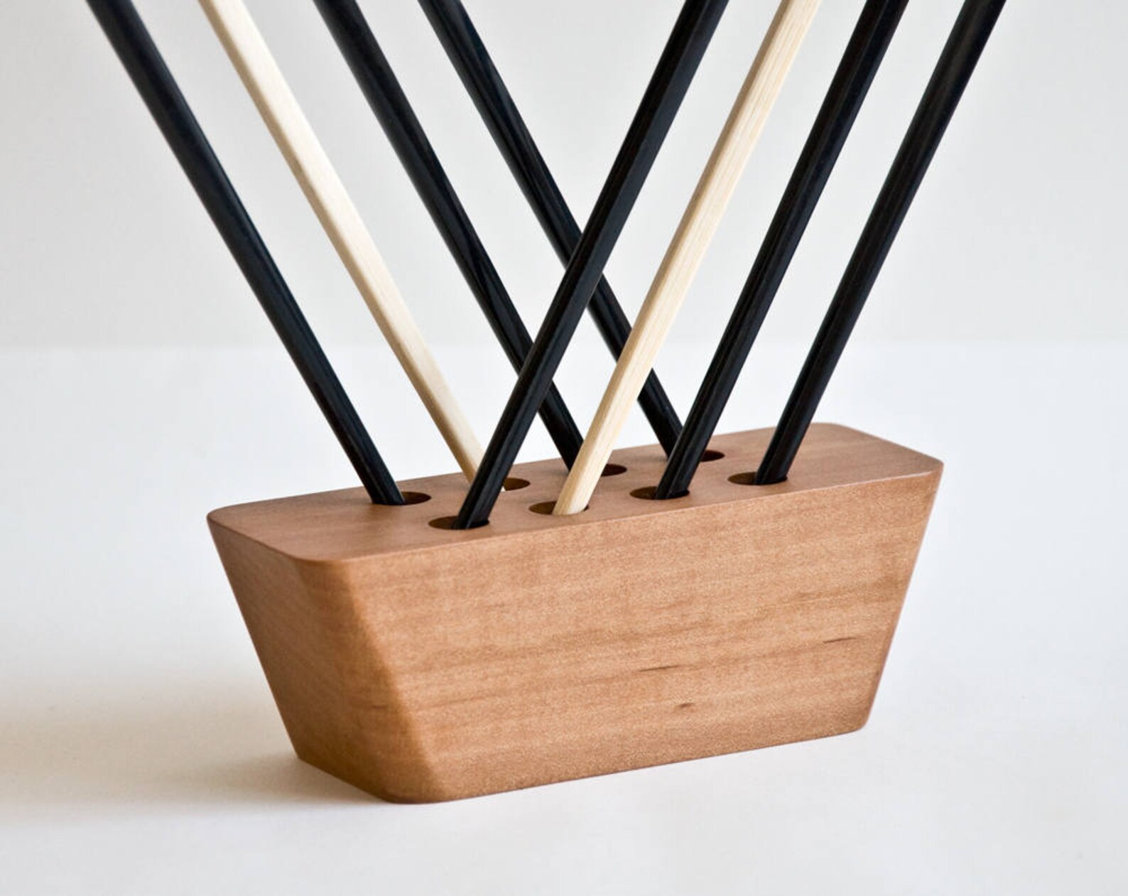 Chopstick Display Wood Chopstick Holder Asian Table Decoration Etsy