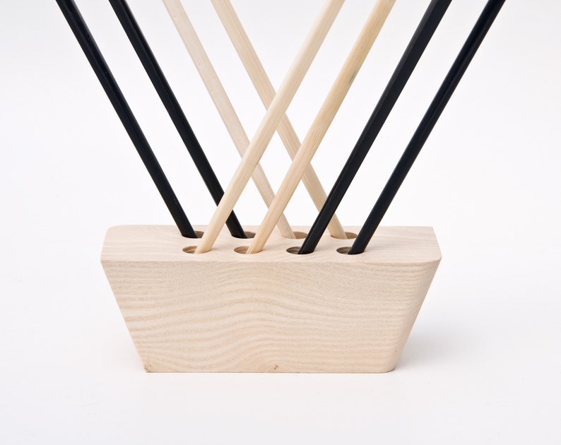 Chopstick Display Wood Chopstick Holder Asian Table Decoration Etsy