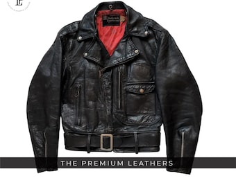 ヴィンテージ　BRENT 50sレザージャケット 50s vintage BRENT ブラウンレザージャケット USA製 M