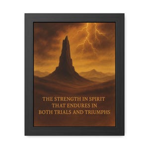 Inspirational gerahmtes Poster, Motivationskunstdruck, Home Decor, erhebende Wandkunst, Geschenk zur Ermutigung, Bürodekoration