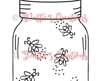 Lightning Bugs in Jar