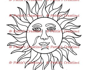 Sun With Face